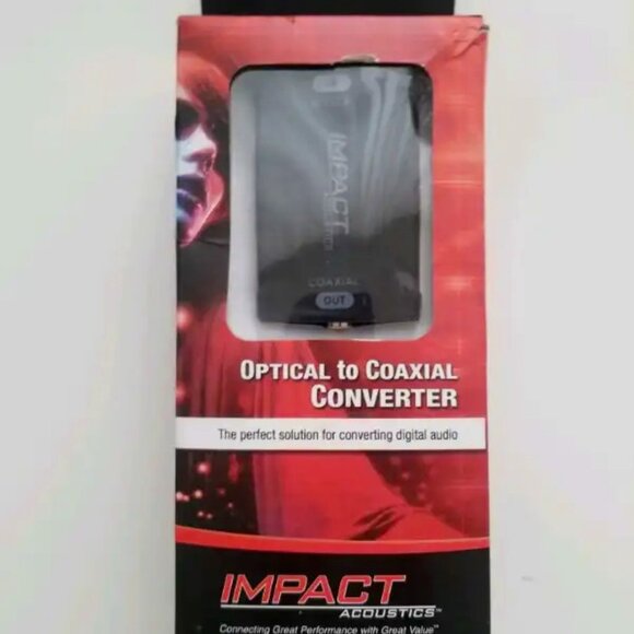 Impact Acoustics Optical to Coaxial Converter - Picture 1 of 2